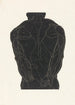 Anatomische Studie der Rückenmuskulatur eines Mannes in Silhouette - Reijer Stolk — Ansicht des Kunstwerks