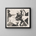 Mann und Pferd - Reijer Stolk — gerahmtes Bild an der Wand