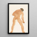 Mann nackt stehend - Reijer Stolk — gerahmtes Bild an der Wand