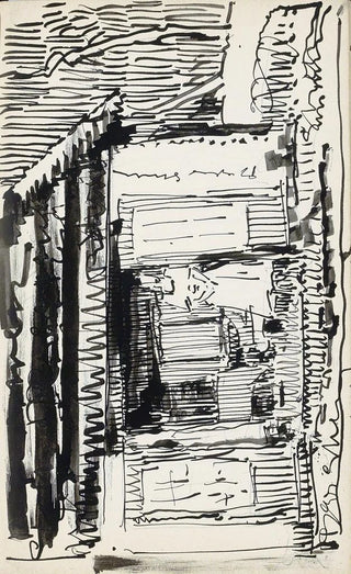 Reijer Stolk - Staande vrouw in een deuropening.webp