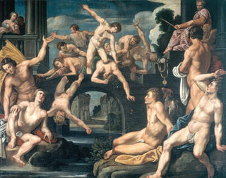Reinhold Timm - Unge mnd brydes p en bro Allegori.webp