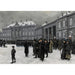 Reproduktion des Gemäldes Relève de la garde au palais d'Amalienborg - Paul Fischer