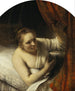 Eine Frau im Bett - Rembrandt van Rijn — Ansicht des Kunstwerks
