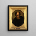 Ein alter Mann - Rembrandt van Rijn — gerahmtes Bild an der Wand