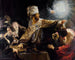 Le festin de Balthazar - Rembrandt van Rijn — Ansicht des Kunstwerks