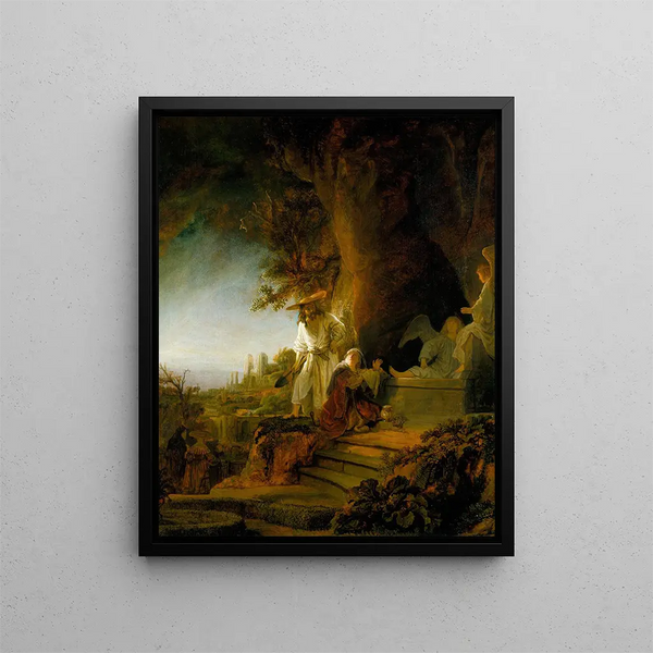 Rembrandt van Rijn - Christ and St Mary Magdalen at the Tomb.webp