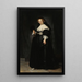 Oopjen Coppit - Rembrandt van Rijn — gerahmtes Bild an der Wand