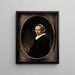 Portrait einer 39-jährigen Frau - Rembrandt van Rijn — gerahmtes Bild an der Wand