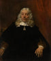 Portrait eines Mannes mit weißen Haaren - Rembrandt van Rijn — Ansicht des Kunstwerks