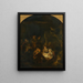 L'Adoration des bergers - Rembrandt van Rijn — gerahmtes Bild an der Wand