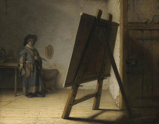 L'artiste dans son atelier - Rembrandt van Rijn — Ansicht des Kunstwerks