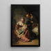 Die Heilige Familie - Rembrandt van Rijn — gerahmtes Bild an der Wand