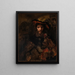 Der Ritter mit dem Falken - Rembrandt van Rijn — gerahmtes Bild an der Wand