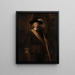 Der Träger des Standards Floris Soop 1604-1657 - Rembrandt van Rijn — gerahmtes Bild an der Wand