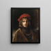 Titus, der Sohn des Künstlers - Rembrandt van Rijn — gerahmtes Bild an der Wand