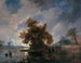 Flusslandschaft niederländisch - Remigius Adrianus van Haanen — Ansicht des Kunstwerks