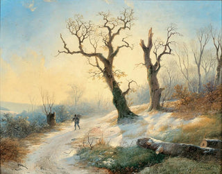 Remigius Adrianus van Haanen - Returning Home in Winter.webp