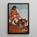 Junge Indianerin - Remington Schuyler — gerahmtes Bild an der Wand