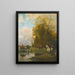 Veneurs rameutant leurs chiens - René Princeteau — gerahmtes Bild an der Wand