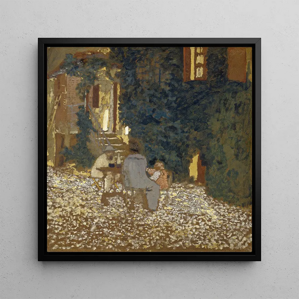 Gemälde Essen in einem Garten - Édouard Vuillard | Kunstdruck