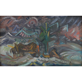 Reproduction Agriculteurs au repos - Arnold Peter Weisz-Kubincan