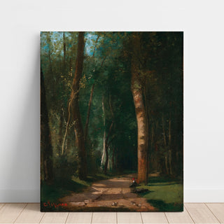 Reproduction Allée Dans Une Forêt - Camille Pissarro