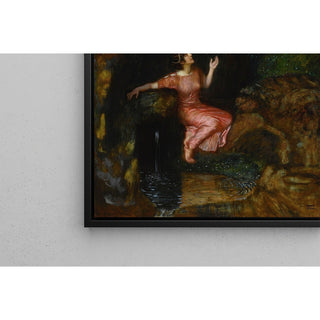 Reproduction An der Quelle Lauschende Nymphe - Franz von Stuck