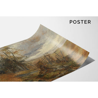 Reproduction Arbres abattus par le vent - Marie Egner