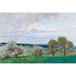 Reproduction Arbres en fleurs à Deutschlandsberg - Alfred Zoff