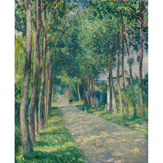 Reproduction Attelage sur une Route Ensoleillée - Henri Lebasque