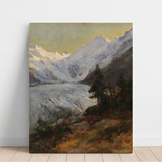 Reproduction Au glacier du Morteratsch - Edward Theodore Compton