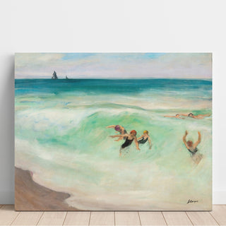 Reproduction Baigneurs dans la Vague - Henri Lebasque
