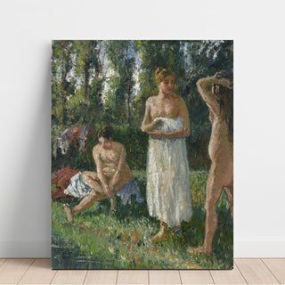 Reproduction Baigneuses - Camille Pissarro