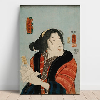Reproduction Bandō Shūka as Hashimotoya Shiraito - Utagawa Kuniyoshi