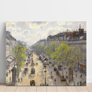 Reproduction Boulevard Montmartre, printemps - Camille Pissarro