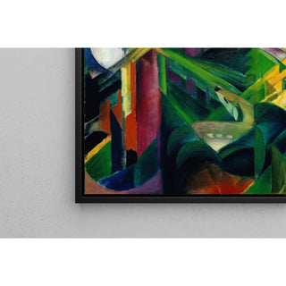 Reproduction Cerfs dans le jardin du monastère - Franz Marc