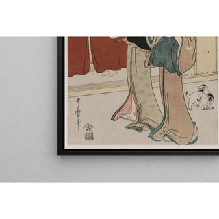 Reproduction Chushingura - Acte VIII du Trésor de la Loyauté - Kitagawa Utamaro