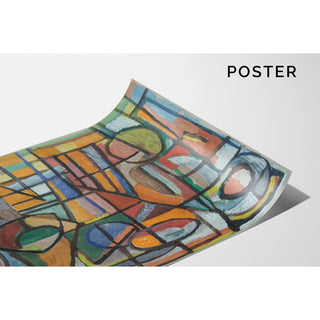 Reproduction Composition abstraite II - Géométrique - Sasza Blonder