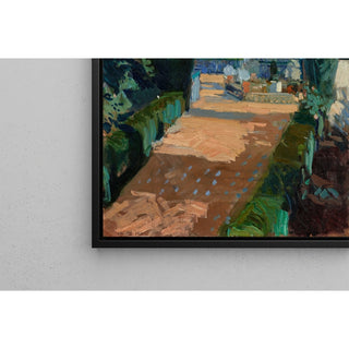 Reproduction Cour des danses, Alcázar, Séville - Joaquín Sorolla