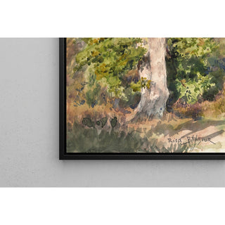Reproduction Étude des arbres - Rosa Bonheur