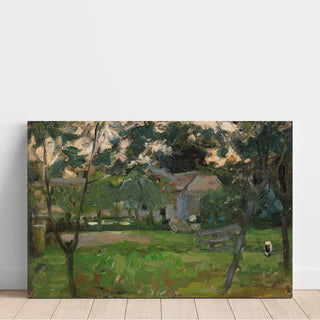 Reproduction Farmyard in Het Gooi Flanked by Saplings - Piet Mondrian