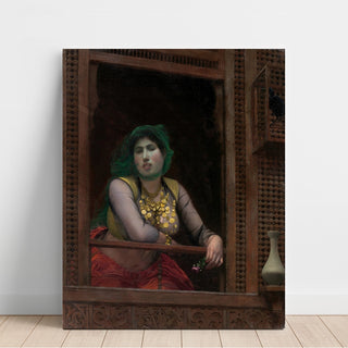 Reproduction Femme au balcon - Jean-Léon Gérôme