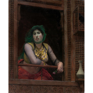 Reproduction Femme au balcon - Jean-Léon Gérôme
