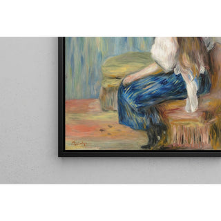 Reproduction Femme aux Longs Cheveux - Pierre-Auguste Renoir