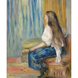 Reproduction Femme aux Longs Cheveux - Pierre-Auguste Renoir