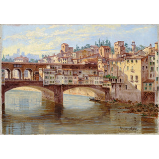 Reproduction Florence, Ponte Vecchio - Antonietta Brandeis