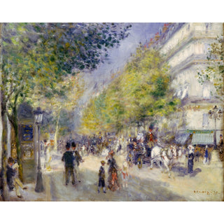 Reproduction Grands Boulevards - Pierre-Auguste Renoir