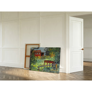 Reproduction Jardin avec maison rouge - Edvard Munch