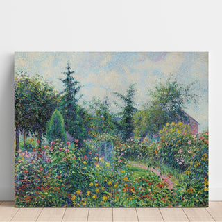 Reproduction Jardin et Poulailler chez Octave Mirbeau, Les Damps - Camille Pissarro