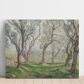 Reproduction Jeune Fille Endormie sous les Arbres - Henri Lebasque